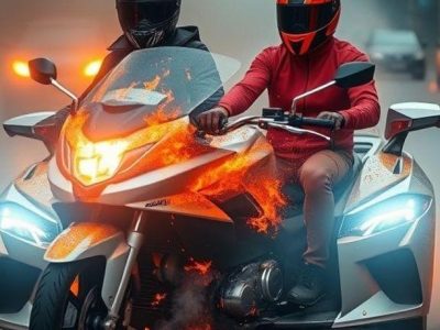 incendio em luxo dupla em moto deixa carro de r 1 milhao cremado em sp