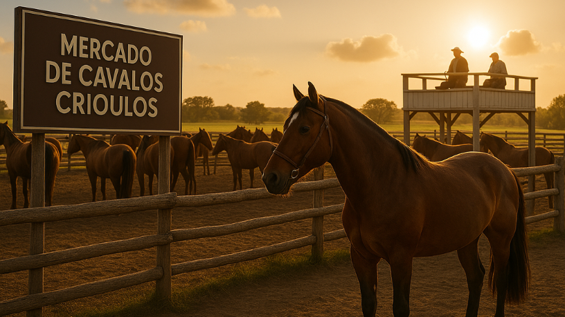 Tradição e investimento: Aldo Vendramin analisa o potencial econômico e a valorização do cavalo Crioulo.