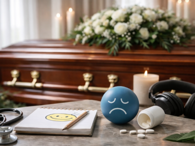 Tiago Schietti destaca a importância da saúde mental no setor funerário.