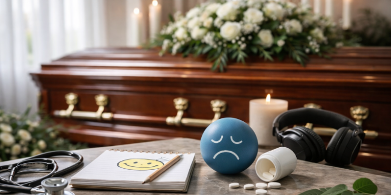 Tiago Schietti destaca a importância da saúde mental no setor funerário.